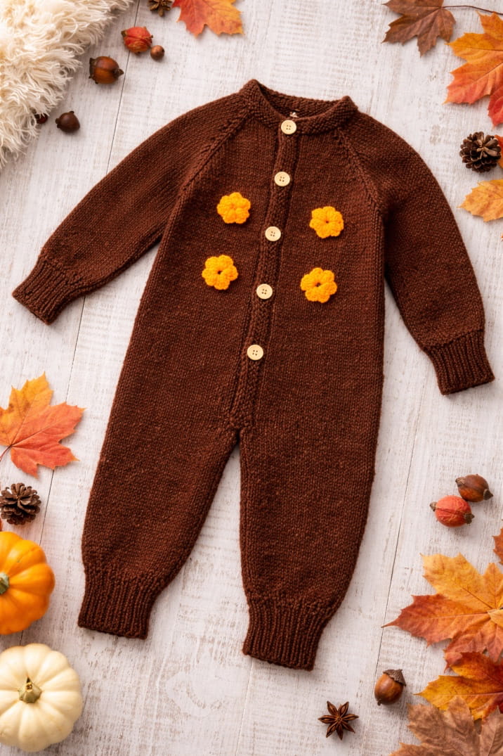 Baby Jumpsuit - Brown