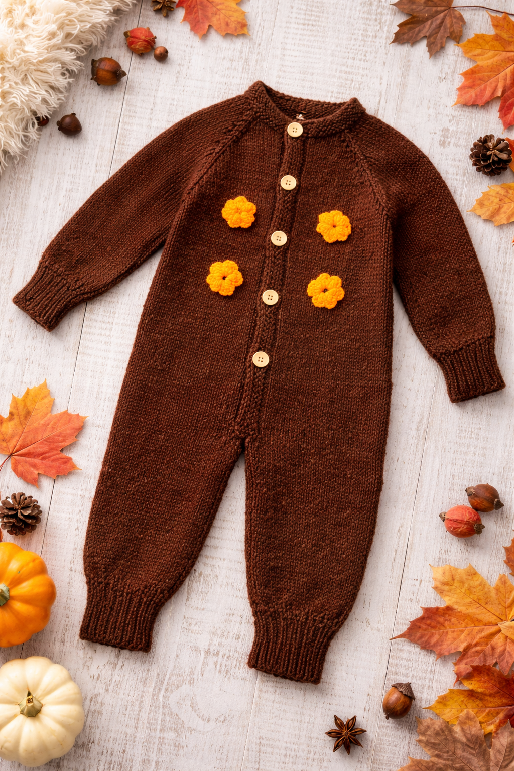 Baby Jumpsuit - Brown